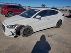2018 Hyundai Elantra Sel White vin: 5NPD84LF9JH234935