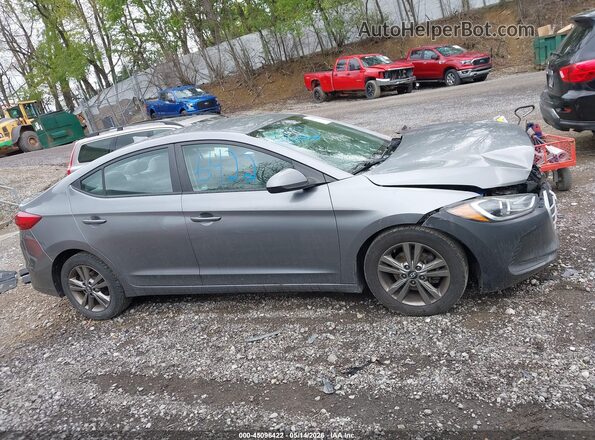 5NPD84LF9JH248964 2018 HYUNDAI ELANTRA Gray Vista interior trasera