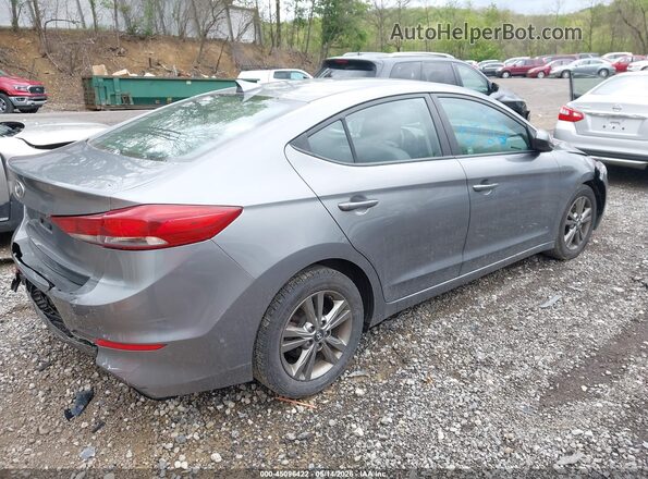 5NPD84LF9JH248964 2018 HYUNDAI ELANTRA Gray Trasero derecho