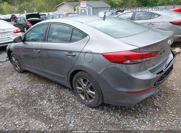 5NPD84LF9JH248964 2018 HYUNDAI ELANTRA Gray Trasero izquierdo
