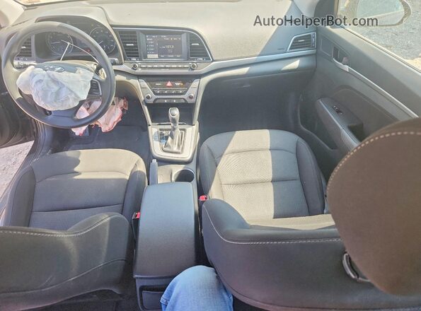 5NPD84LF9JH292611 2018 HYUNDAI ELANTRA Black Vista del salpicadero