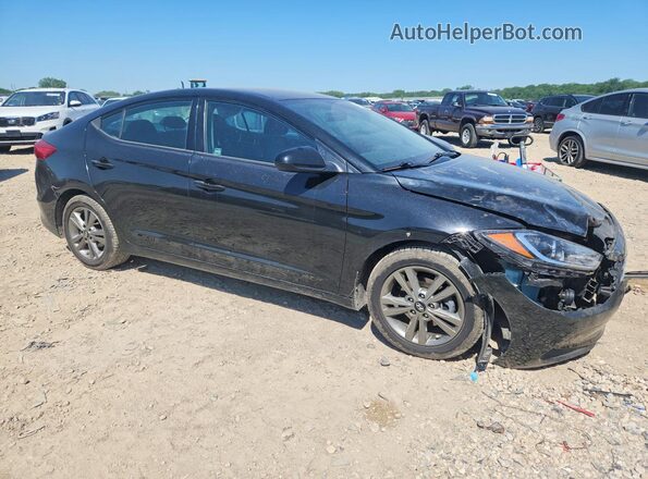 5NPD84LF9JH292611 2018 HYUNDAI ELANTRA Black Delantero derecho