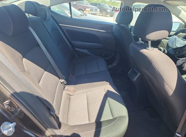 5NPD84LF9JH292611 2018 HYUNDAI ELANTRA Black Vista de los asientos traseros