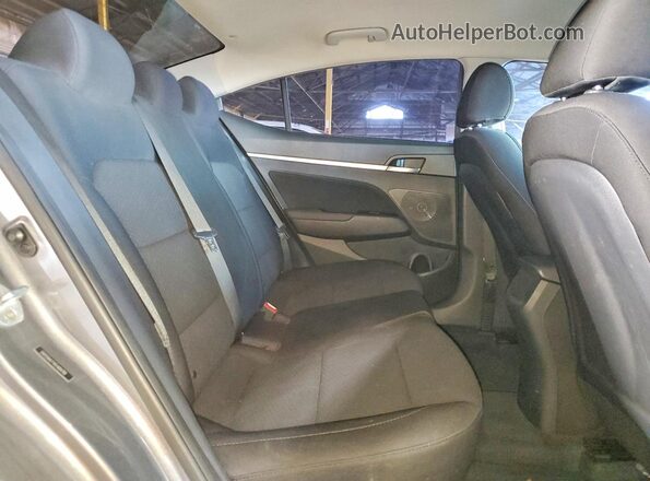 5NPD84LF9KH484788 2019 HYUNDAI ELANTRA Gray Вид задніх сидінь