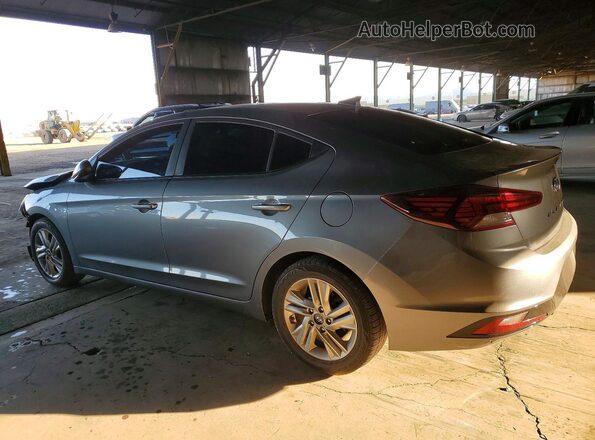 5NPD84LF9KH484788 2019 HYUNDAI ELANTRA Gray Задня ліва чверть