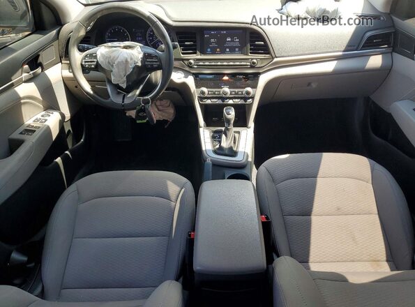 5NPD84LF9KH485391 2019 HYUNDAI ELANTRA Silver წინა პანელის ხედი