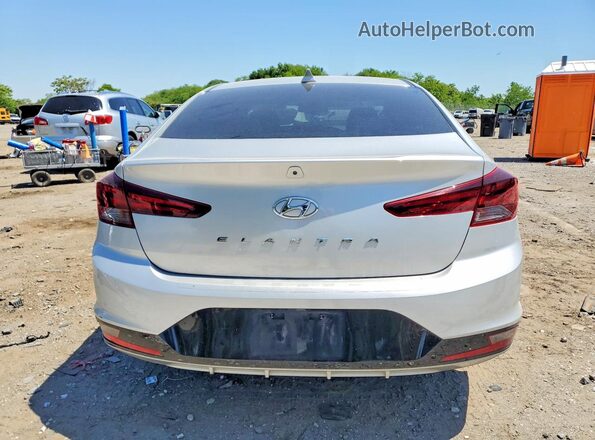 5NPD84LF9KH485391 2019 HYUNDAI ELANTRA Silver უკანა ხედი