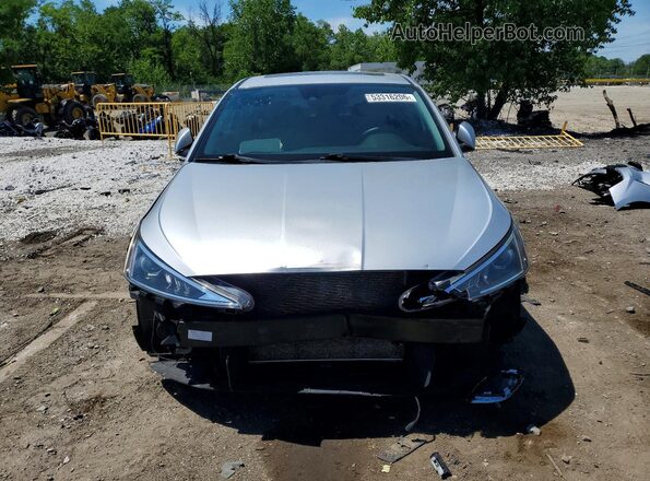5NPD84LF9KH485391 2019 HYUNDAI ELANTRA Silver წინა ხედი