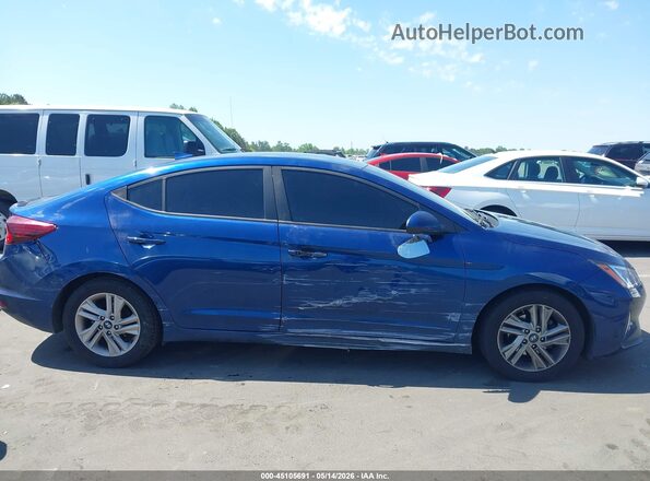5NPD84LF9LH556266 2020 HYUNDAI ELANTRA Blue Vista interior trasera