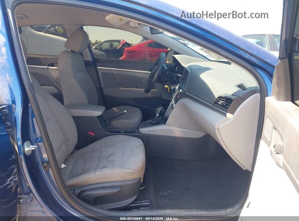 5NPD84LF9LH556266 2020 HYUNDAI ELANTRA Blue Vista interior delantera