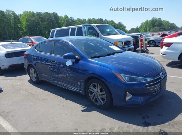 5NPD84LF9LH556266 2020 HYUNDAI ELANTRA Blue Delantero derecho