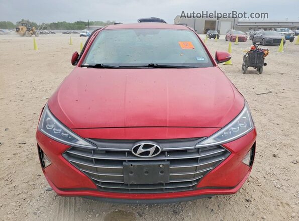 5NPD84LF9LH601626 2020 HYUNDAI ELANTRA Red Widok z przodu