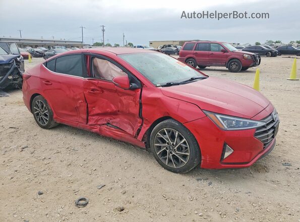 5NPD84LF9LH601626 2020 HYUNDAI ELANTRA Red Przód prawy
