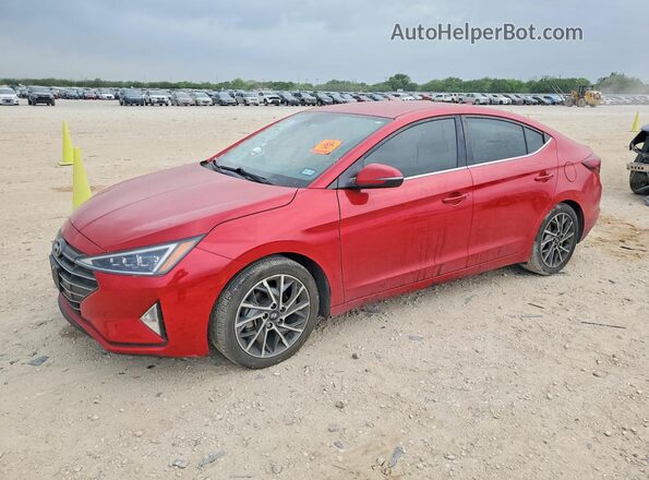 5NPD84LF9LH601626 2020 HYUNDAI ELANTRA Red Przód lewy
