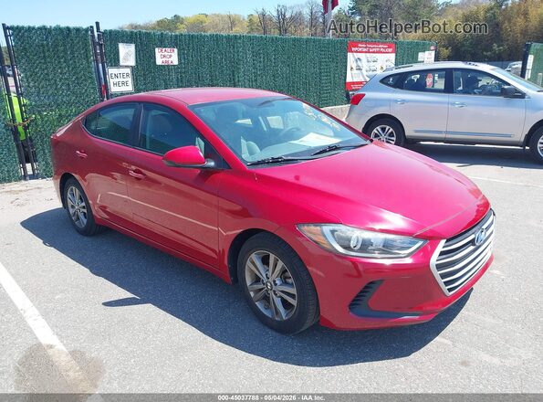 5NPD84LFXHH075949 2017 HYUNDAI ELANTRA Red Przód prawy