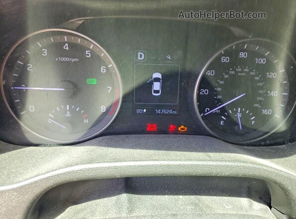 5NPD84LFXJH280936 2018 HYUNDAI ELANTRA Blue Vista del cuadro de instrumentos