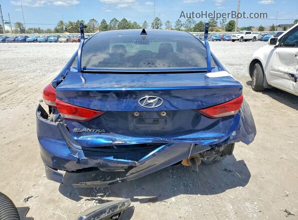 5NPD84LFXJH280936 2018 HYUNDAI ELANTRA Blue Vista trasera