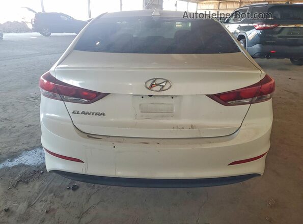 5NPD84LFXJH287515 2018 HYUNDAI ELANTRA White უკანა ხედი