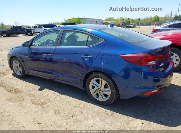 5NPD84LFXKH407069 2019 HYUNDAI ELANTRA Синий Панорамный вид салона 360°