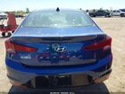 2019 Hyundai Elantra Sel Синий vin: 5NPD84LFXKH407069