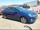 2019 Hyundai Elantra Sel Синий vin: 5NPD84LFXKH407069
