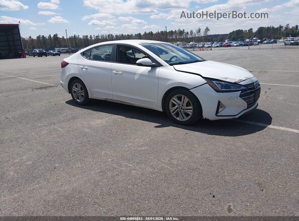5NPD84LFXKH426477 2019 HYUNDAI ELANTRA White Передня права чверть