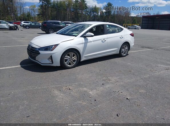 5NPD84LFXKH426477 2019 HYUNDAI ELANTRA White Передня ліва чверть