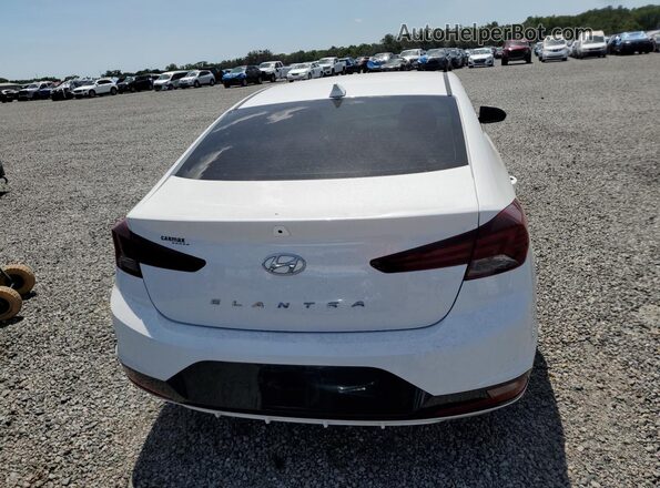 5NPD84LFXLH573383 2020 HYUNDAI ELANTRA White Widok z tyłu