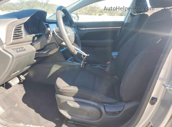 5NPD84LFXLH588059 2020 HYUNDAI ELANTRA Silver Widok wnętrza z przodu