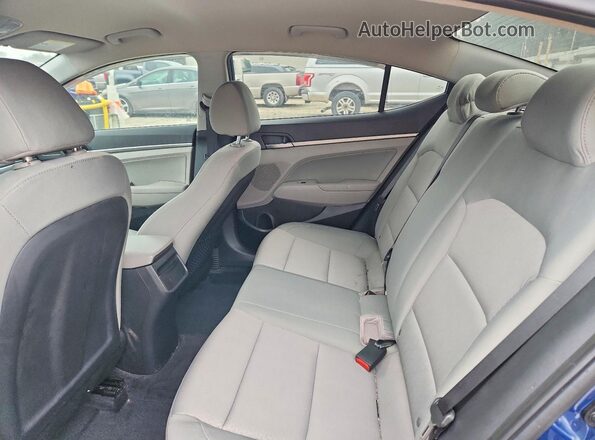 5NPD94LA7HH067969 2017 HYUNDAI ELANTRA Синий Вид задних сидений