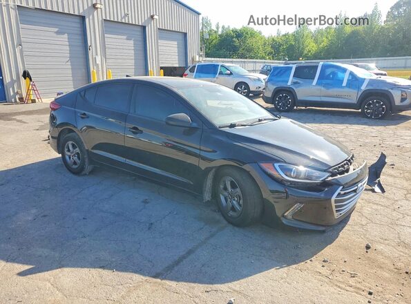 5NPD94LA7JH395110 2018 HYUNDAI ELANTRA Black Przód prawy