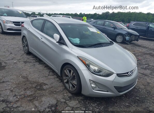 5NPDH4AE0GH655428 2016 HYUNDAI ELANTRA Silver Przód prawy