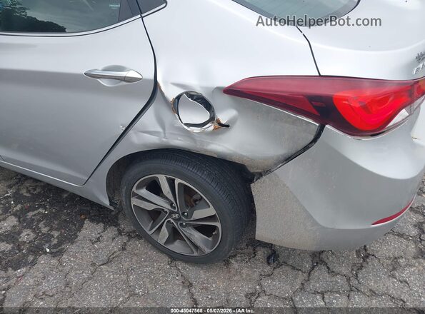 5NPDH4AE0GH655428 2016 HYUNDAI ELANTRA Silver 