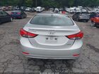 2016 Hyundai Elantra Limited Silver vin: 5NPDH4AE0GH655428