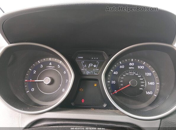 5NPDH4AE0GH659141 2016 HYUNDAI ELANTRA Синий Вид задних сидений