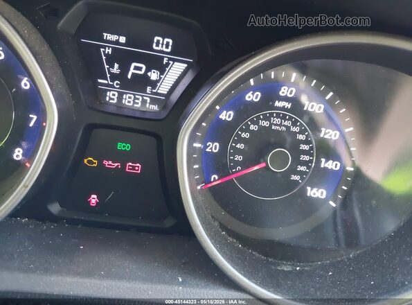 5NPDH4AE0GH682435 2016 HYUNDAI ELANTRA Желтый Вид задних сидений