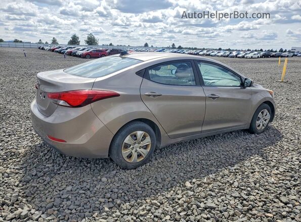 5NPDH4AE0GH686288 2016 HYUNDAI ELANTRA Tan Tył prawy