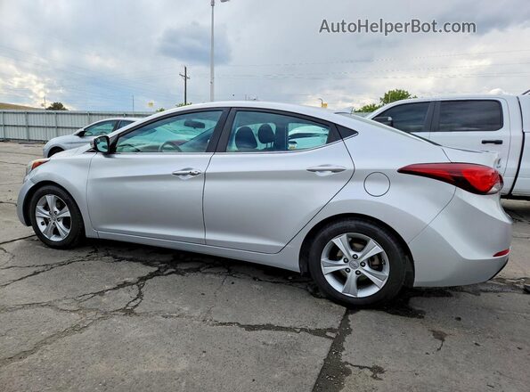 5NPDH4AE0GH696142 2016 HYUNDAI ELANTRA Silver Rear left