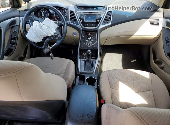 5NPDH4AE3GH791391 2016 HYUNDAI ELANTRA Red Widok deski rozdzielczej