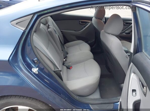 5NPDH4AE4GH731166 2016 HYUNDAI ELANTRA Blue VIN კოდის სტიკერის ხედი