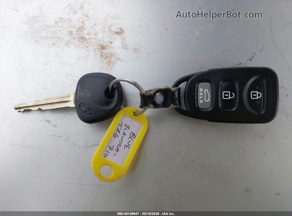 5NPDH4AE4GH731166 2016 HYUNDAI ELANTRA Blue წინა პანელის ხედი