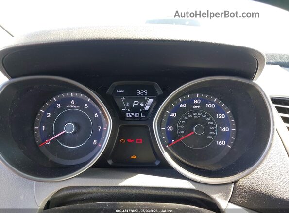 5NPDH4AE4GH754172 2016 HYUNDAI ELANTRA Blue Вид задніх сидінь