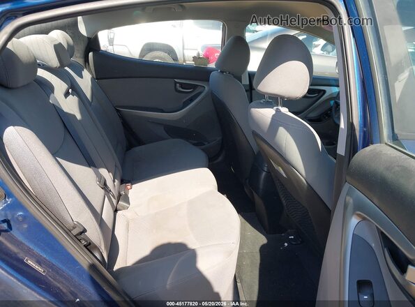 5NPDH4AE4GH754172 2016 HYUNDAI ELANTRA Blue Вид наклейки з VIN-кодом
