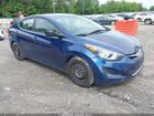 2016 Hyundai Elantra Se Синий vin: 5NPDH4AE4GH782845