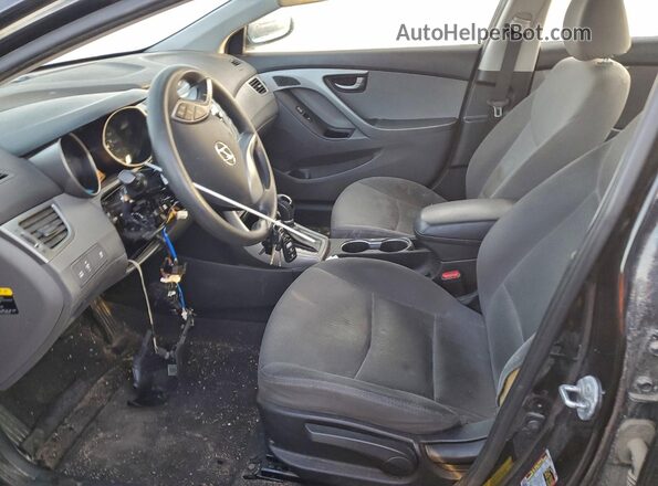 5NPDH4AE5GH687727 2016 HYUNDAI ELANTRA Black Vista interior delantera
