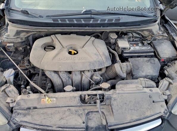 5NPDH4AE5GH687727 2016 HYUNDAI ELANTRA Black Vista interior trasera