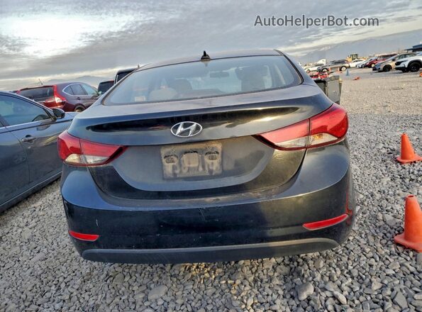 5NPDH4AE5GH687727 2016 HYUNDAI ELANTRA Black Vista trasera