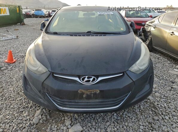 5NPDH4AE5GH687727 2016 HYUNDAI ELANTRA Black Vista frontal
