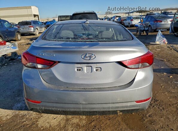 5NPDH4AE6GH694766 2016 HYUNDAI ELANTRA Серебряный Вид сзади