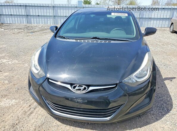 5NPDH4AE6GH737888 2016 HYUNDAI ELANTRA Black Vista frontal